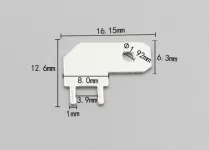 Cọc Hàn PCB DJ6116-6.3 Ngang